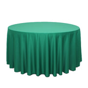 120 Inch Round L'amour Tablecloth Emerald Green