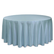 132 inch L'amour Round Tablecloth Dusty Blue