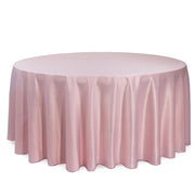 132 inch L'amour Round Tablecloth Pink
