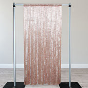 Velvet 10 ft x 60 Inch Drape with 4 Inch Pocket Blush