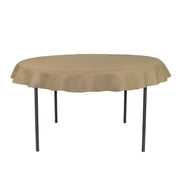 72 Inch Round Burlap Tablecloth