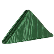 20 Inch Crinkle Taffeta Cloth Napkins Hunter Green
