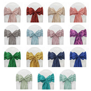 Crinkle Taffeta Chair Sashes Colors Sample Pack - Bridal Tablecloth