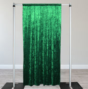 Velvet 12 ft x 60 Inch Drape with 4 Inch Pocket Emerald Green