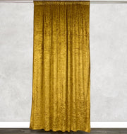 Velvet 12 ft x 60 Inch Drape with 4 Inch Pocket Gold