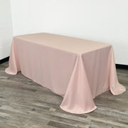90 x 132 inch L'amour Rectangular Tablecloth Blush