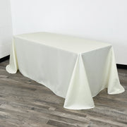 90 x 156 inch L'amour Rectangular Tablecloth Ivory