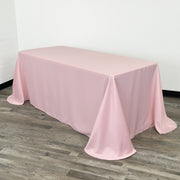 90 x 132 inch L'amour Rectangular Tablecloth Pink