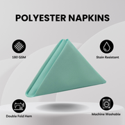 20 inch Polyester Cloth Napkins Tiffany (Pack of 10)