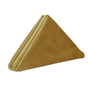 10 Pack 20 Inch Velvet Cloth Napkins Gold