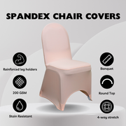 Spandex Banquet Chair Cover Blush