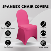 Spandex Banquet Chair Cover Fuchsia