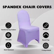 Spandex Banquet Chair Cover Lavender
