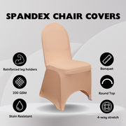 Spandex Banquet Chair Cover Peach