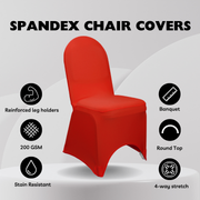Spandex Banquet Chair Cover Red