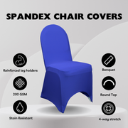 Spandex Banquet Chair Cover Royal Blue