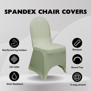 Stretch Spandex Banquet Chair Cover Sage