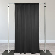 Stretch Spandex 12ft x 60" Drape/Backdrop Black