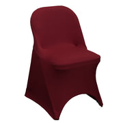 Stretch Spandex Folding Chair Cover Burgundy