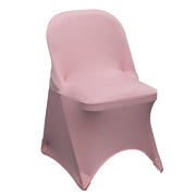 Stretch Spandex Folding Chair Cover Dusty Rose