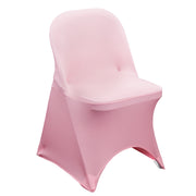 Stretch Spandex Folding Chair Cover Pink