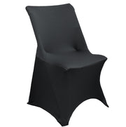 Stretch Spandex Lifetime Folding Chair Cover Black