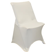 Stretch Spandex Lifetime Folding Chair Cover Ivory