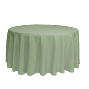 120 Inch Round Polyester Tablecloth Sage - Bridal Tablecloth