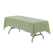 60 x 102 Inch Rectangular Polyester Tablecloth Sage - Bridal Tablecloth