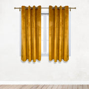 52 X 63 Inch Velvet Curtains with Grommets Gold - 2 Panels - Bridal Tablecloth