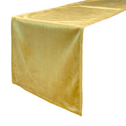 14 x 108 Inch Royal Velvet Table Runner Gold