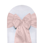 Satin Sashes Blush (Pack of 10)