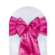 Satin Sashes Fuchsia (Pack of 10)