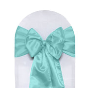 Satin Sashes Turquoise (Pack of 10)