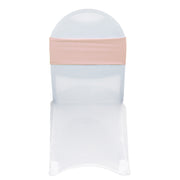Stretch Spandex Chair Bands Blush (Pack of 10)