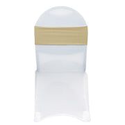 Stretch Spandex Chair Bands Champagne (Pack of 10)
