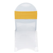 Stretch Spandex Chair Bands Gold (Pack of 10)