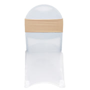 Stretch Spandex Chair Bands Peach (Pack of 10)