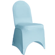 Stretch Spandex Banquet Chair Cover Light Blue - Bridal Tablecloth