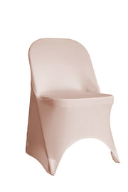 Spandex Folding Chair Cover Blush