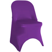 Stretch Spandex Folding Chair Cover Purple