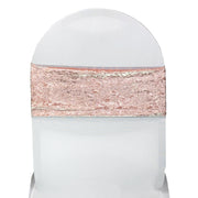 10 Pack Velvet Spandex Chair Bands Blush