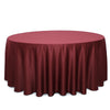 132 inch L'amour Round Tablecloth Burgundy