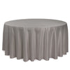 132 inch L'amour Round Tablecloth Dark Silver