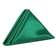 20 inch Satin Cloth Napkins Hunter Green - Bridal Tablecloth