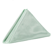 20 inch Satin Cloth Napkins Mint (Pack of 10) - Bridal Tablecloth