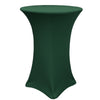 36 inch Highboy Cocktail Spandex Table Cover Hunter Green