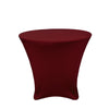36 x 30 inch Lowboy Cocktail Spandex Table Cover Burgundy - Bridal Tablecloth