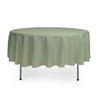 90 Inch Polyester Round Tablecloth Sage
