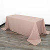 90 x 156 inch Polyester Rectangular Tablecloth Blush